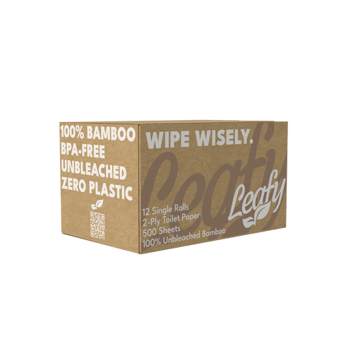 Leafy EarthSoft Bamboo - 12 roll 2 ply