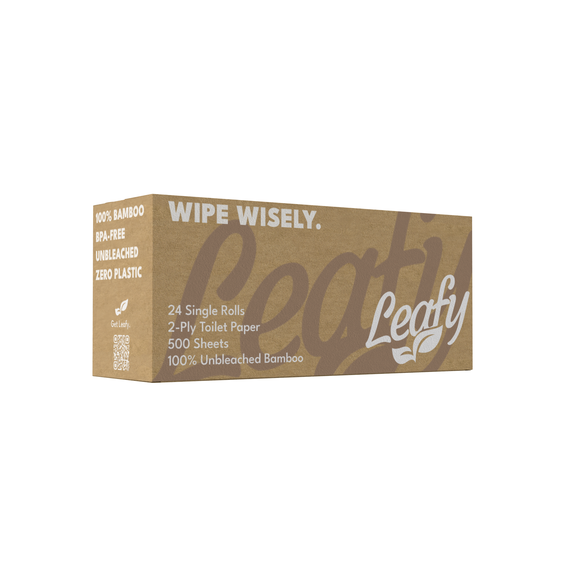 Leafy EarthCloud Bamboo - 24 roll 2 ply