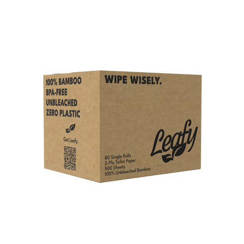 Leafy EarthLuxe Bamboo Reserve - 80 roll 2 ply