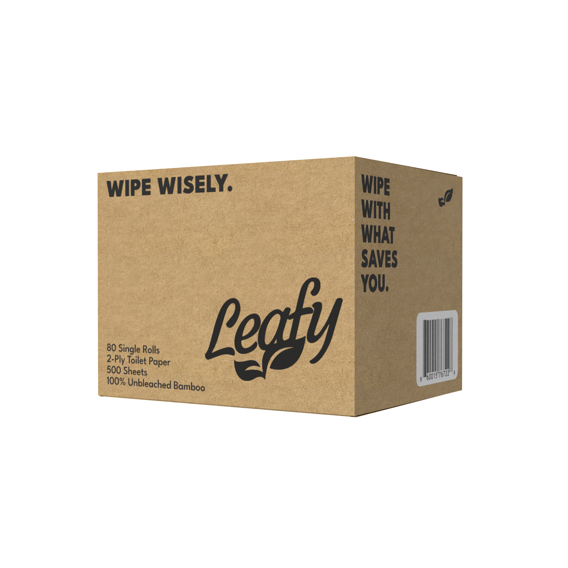 Leafy EarthLuxe Bamboo Reserve - 80 roll 2 ply